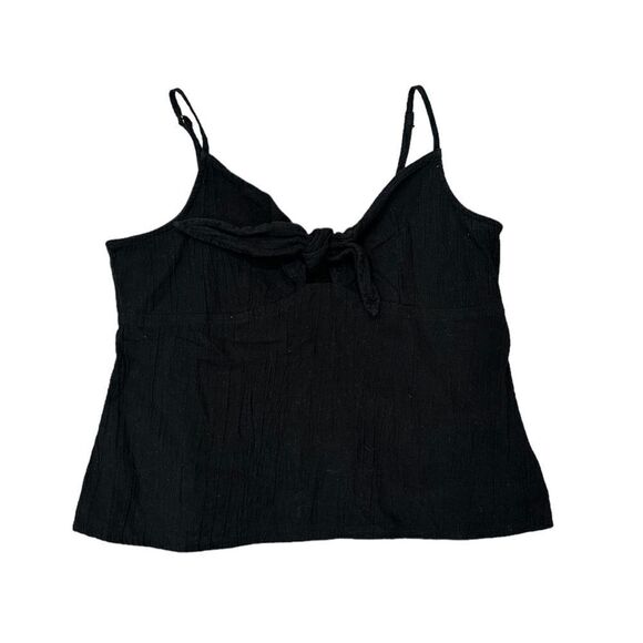Cotton On Black Linen Blend Cami - Picture 1 of 5